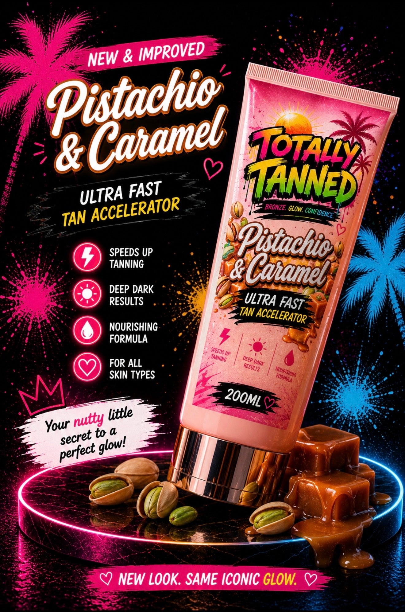 Ultra fast tanning accelerator