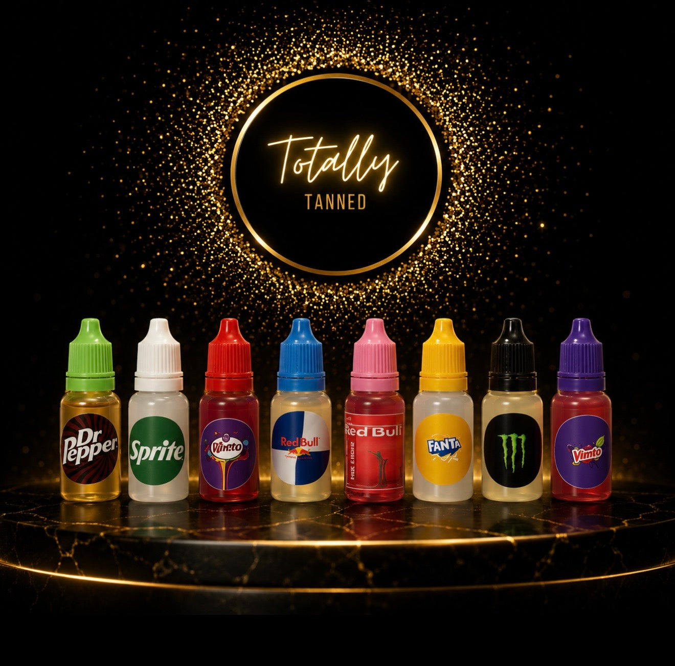 Juicy tanning drops