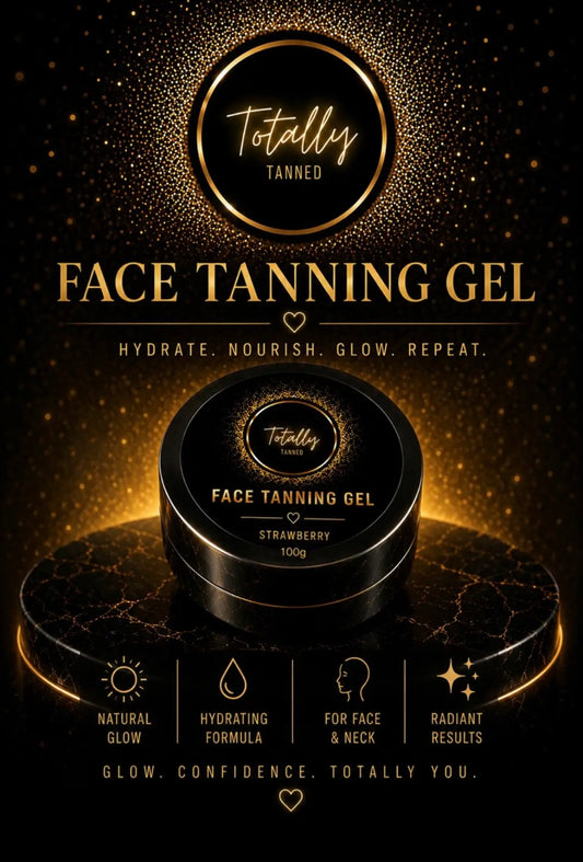 Face tanning gel