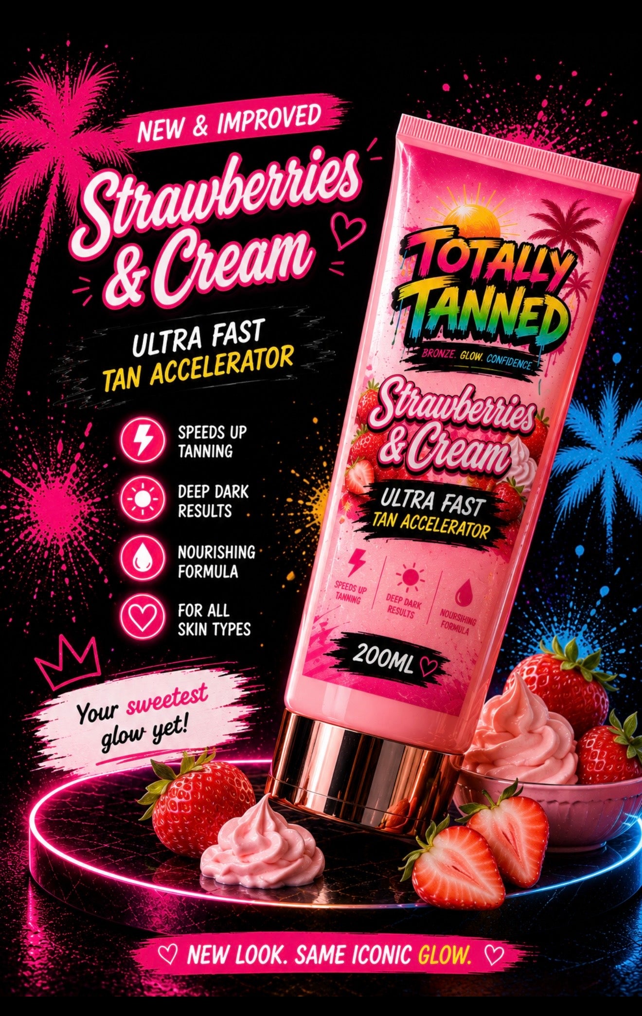 Ultra fast tanning accelerator