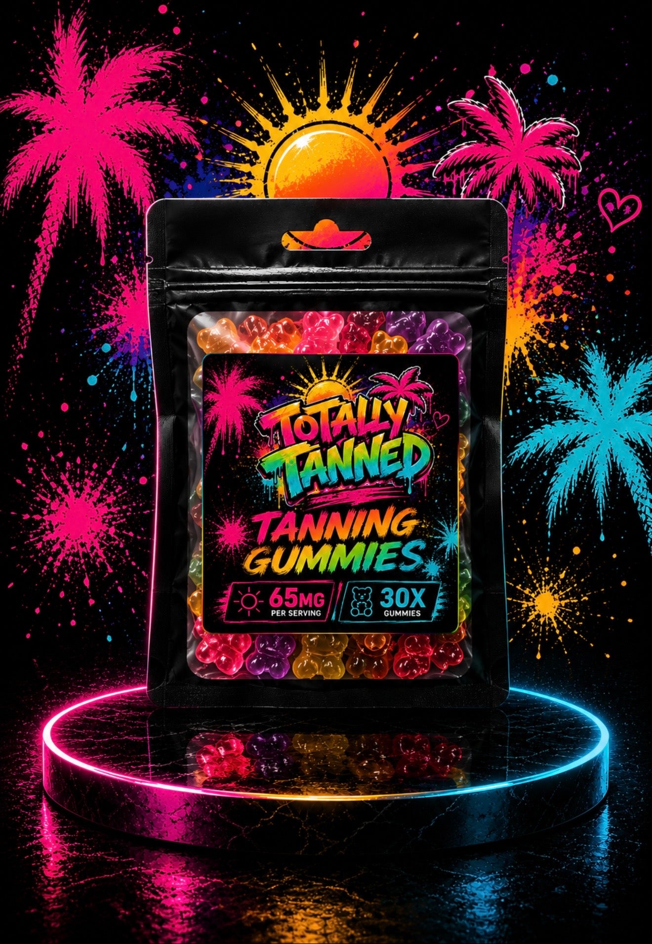 Totally tanned tanning gummies