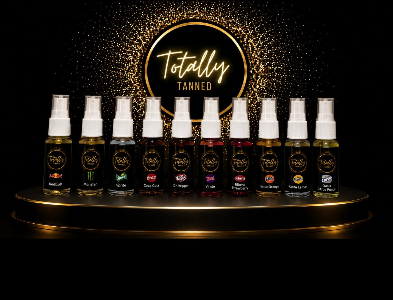 Tanning mouth sprays